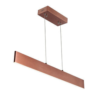 Alder Dimmable Adjustable Integrated LED Metal Linear Pendant