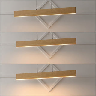 Alder Dimmable Adjustable Integrated LED Metal Linear Pendant