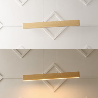 Alder Dimmable Adjustable Integrated LED Metal Linear Pendant