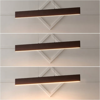 Alder Dimmable Adjustable Integrated LED Metal Linear Pendant