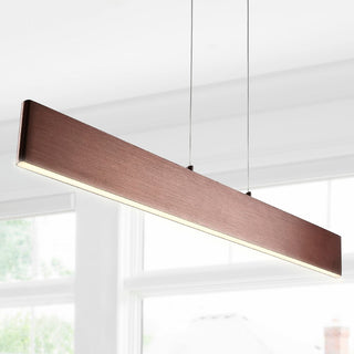 Alder Dimmable Adjustable Integrated LED Metal Linear Pendant