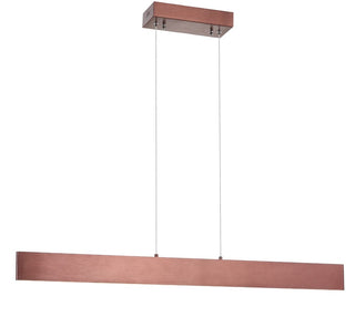 Alder Dimmable Adjustable Integrated LED Metal Linear Pendant