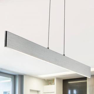 Alder Dimmable Adjustable Integrated LED Metal Linear Pendant