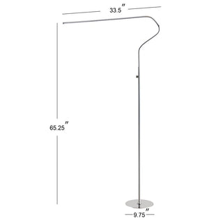 Ash 65.25" Integrated LED Metal Floor Lamp