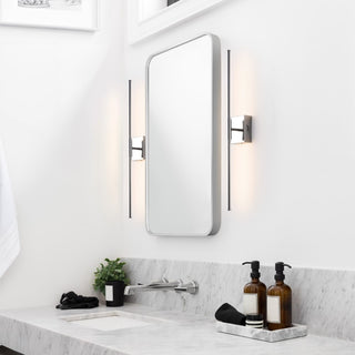 Dara 28" Dimmable Integrated LED Metal Wall Sconce