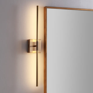 Dara 28" Dimmable Integrated LED Metal Wall Sconce