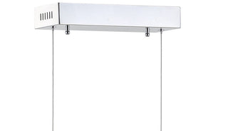 Dusky 31" Dimmable Adjustable Integrated LED Metal Linear Pendant