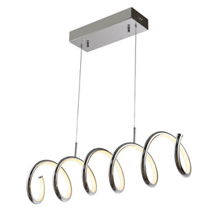 Dusky 31" Dimmable Adjustable Integrated LED Metal Linear Pendant