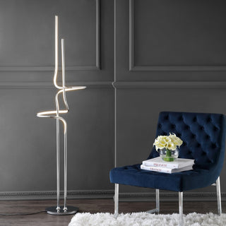 Iory 64" Minimalist Dimmable Metal Integrated LED Floor Lamp