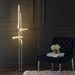 Iory 64" Minimalist Dimmable Metal Integrated LED Floor Lamp