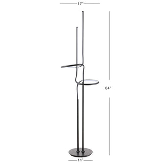 Iory 64" Minimalist Dimmable Metal Integrated LED Floor Lamp