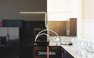 Dusky 34.5" Dimmable Adjustable Integrated LED Metal Linear Pendant