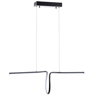 Dusky 34.5" Dimmable Adjustable Integrated LED Metal Linear Pendant