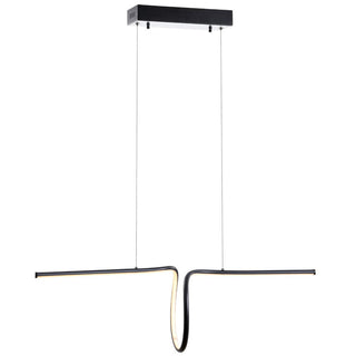 Dusky 34.5" Dimmable Adjustable Integrated LED Metal Linear Pendant