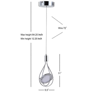 Gorey Adjustable Modern Integrated Cluster LED Metal Pendant