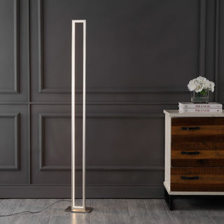 bright 59.5" Modern Minimalist Aluminum Integrated Tower LED Floor Lamp