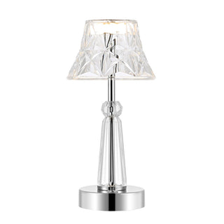 Magdala 11.5" Bohemian Classic Acrylic Rechargeable Integrated LED Table Lamp