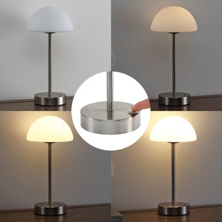 Nordlux 12.5" Modern Minimalist Iron Rechargeable Integrated LED Table Lamp