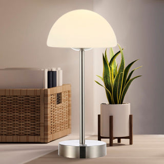 Nordlux 12.5" Modern Minimalist Iron Rechargeable Integrated LED Table Lamp