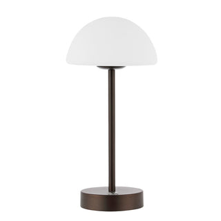 Nordlux 12.5" Modern Minimalist Iron Rechargeable Integrated LED Table Lamp