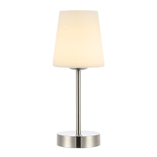 Mainstays 12.75" Modern Minimalist Iron Rechargeable Integrated LED Table Lamp