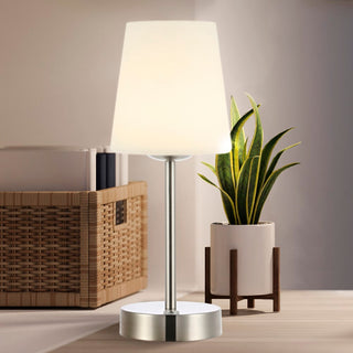 Mainstays 12.75" Modern Minimalist Iron Rechargeable Integrated LED Table Lamp