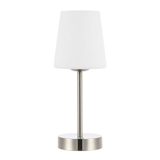 Mainstays 12.75" Modern Minimalist Iron Rechargeable Integrated LED Table Lamp