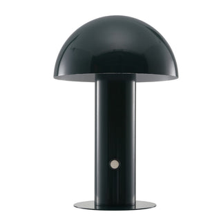 foziq Contemporary Bohemian Rechargeable/Cordless Iron Integrated LED Mushroom Table Lamp