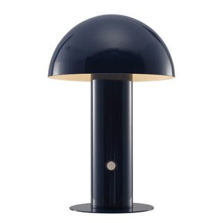 foziq Contemporary Bohemian Rechargeable/Cordless Iron Integrated LED Mushroom Table Lamp