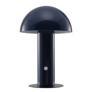 foziq Contemporary Bohemian Rechargeable/Cordless Iron Integrated LED Mushroom Table Lamp