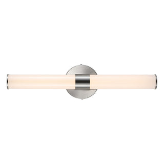 Chrome Industrial Mid-Century Iron Integrated LED Vanity Light