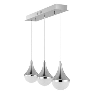 Ralph Teardrop Modern Mid-Century Iron/Acrylic Integrated Linear LED Pendant