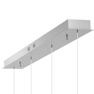 Ralph Teardrop Modern Mid-Century Iron/Acrylic Integrated Linear LED Pendant