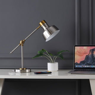 MaxLite 18.5" Classic Farmhouse Adjustable Cantilever LED Task Lamp with USB Charging Port