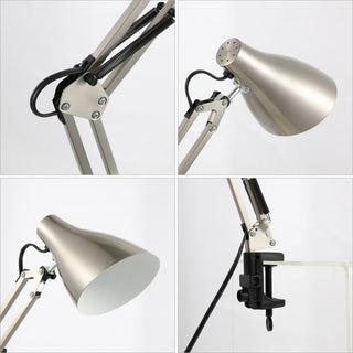 Standard 28.5" Classic Industrial Adjustable Articulated Clamp-On LED Task Lamp