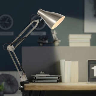 Standard 28.5" Classic Industrial Adjustable Articulated Clamp-On LED Task Lamp