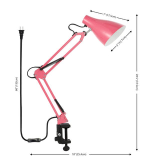 Standard 28.5" Classic Industrial Adjustable Articulated Clamp-On LED Task Lamp