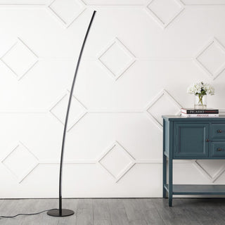 Halden 71" Modern Contemporary Aluminum/Iron Arc Integrated LED Floor Lamp