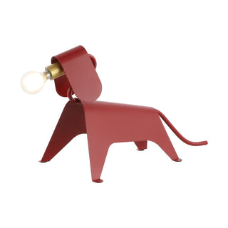 Chow 10" Modern Industrial Iron Canine LED Kids' Lamp