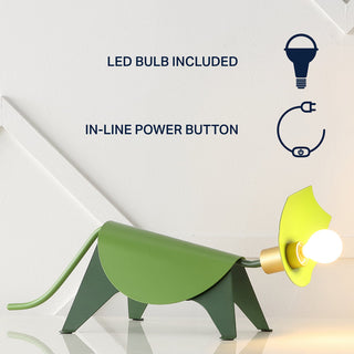 Starry 7.5" Modern Industrial Iron Triceratops LED Kids' Lamp