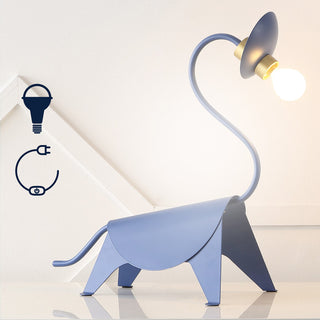 Disaster 16" Modern Industrial Iron Brachiosaurus LED Kids' Lamp