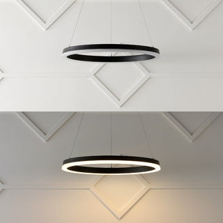 Tioolo Modern Contemporary Aluminum Integrated LED Hoop Pendant