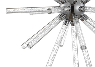 Dawn 19.5" Adjustable Integrated LED Starburst Metal/Acrylic Pendant