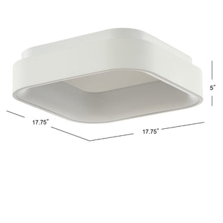 Ural 17.7" Integrated LED Metal Flush Mount Ceiling Light