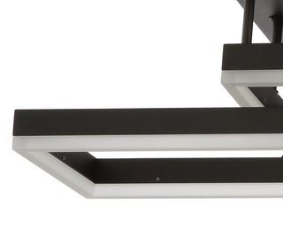 Kartong 28" Geometric Integrated LED Metal Flush Mount