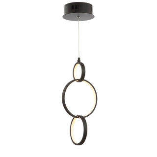 Yangtze 7.75" Adjustable Integrated LED Metal Ring Pendant