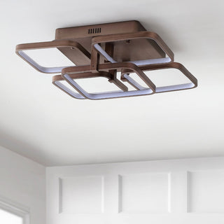 Ebro 17.5" Integrated LED Metal Flush Mount Ceiling Light