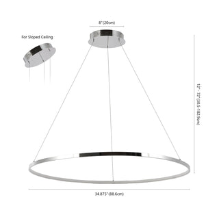 Mary Modern Contemporary Iron Integrated LED Pendant