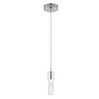 Hubbard 4.75" Bubble Acrylic/Iron Modern Minimalist Integrated LED Pendant