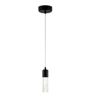 Hubbard 4.75" Bubble Acrylic/Iron Modern Minimalist Integrated LED Pendant